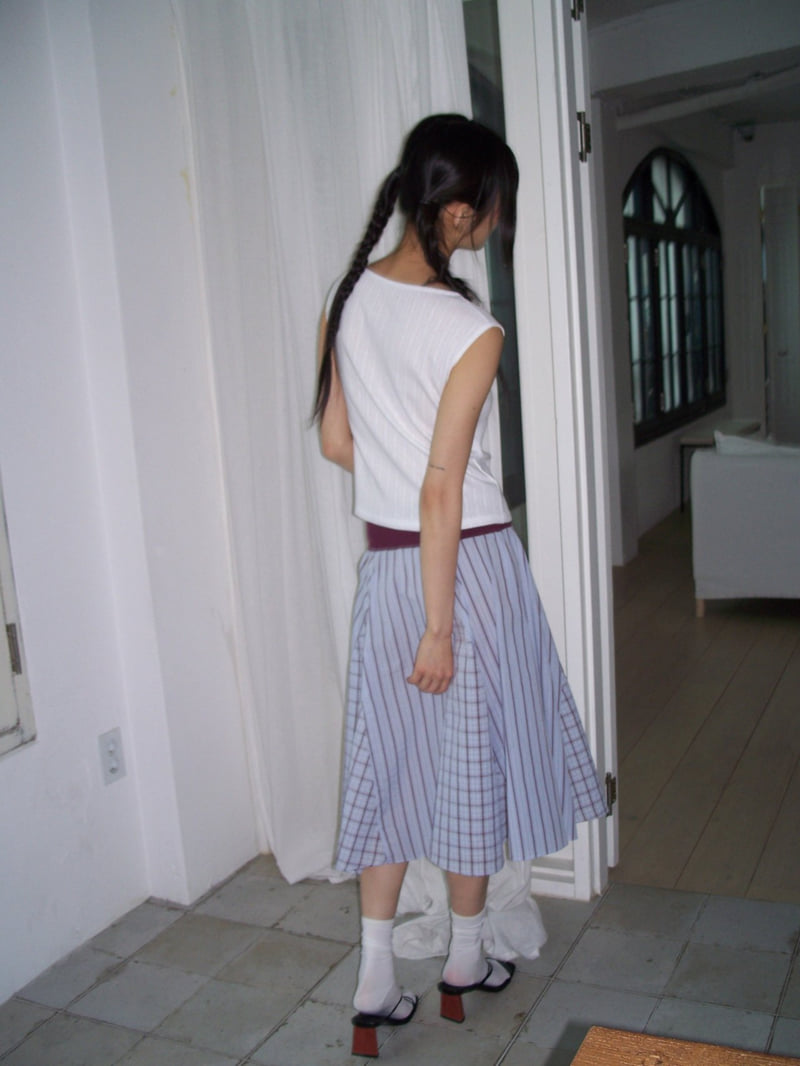 Flash - Korean Women Fashion - #restrostyle - Mix Skirt - 4