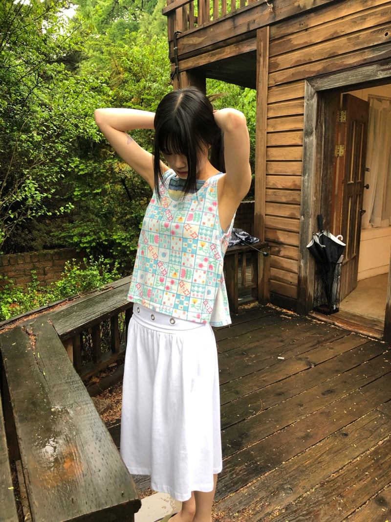 Flash - Korean Women Fashion - #thatsdarling - Eyelet Skirt (also wearable as top) - 7