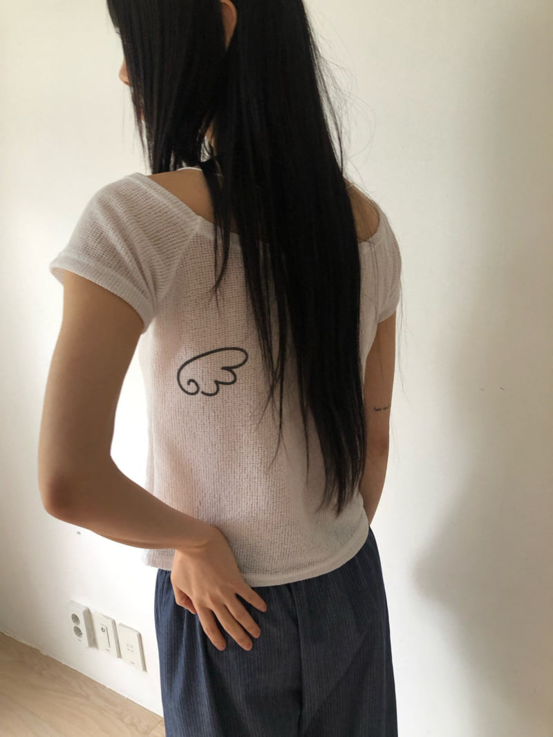 Flash - Korean Women Fashion - #thatsdarling - Over Knit Tee - 2