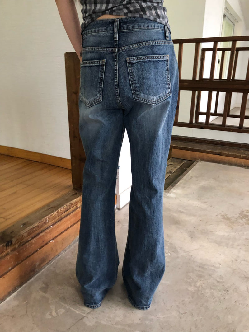 Flash - Korean Women Fashion - #thelittlethings - Ripped Bootcut Jeans - 6