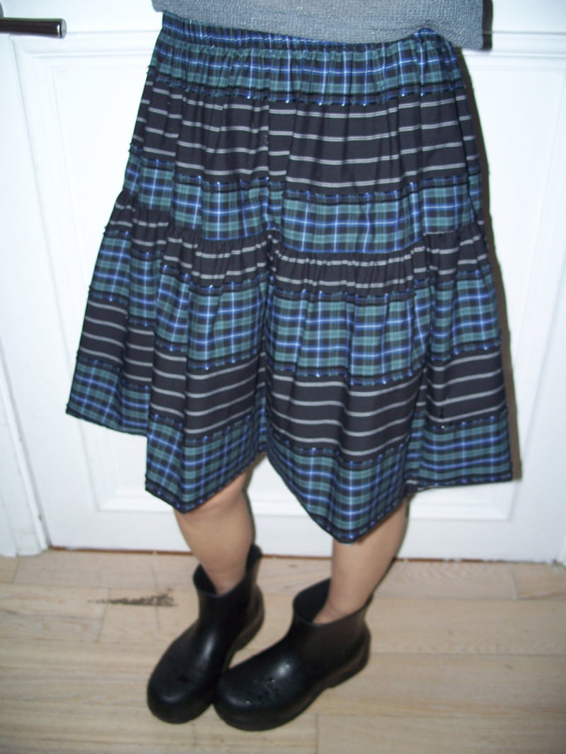 Flash - Korean Women Fashion - #thelittlethings - Lunch Skirt (adjustable length with buttons) - 2