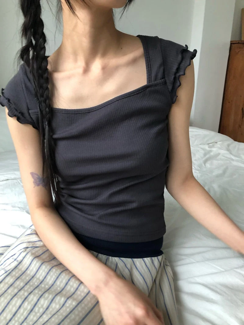 Flash - Korean Women Fashion - #thatsdarling - Wing Tee - 4