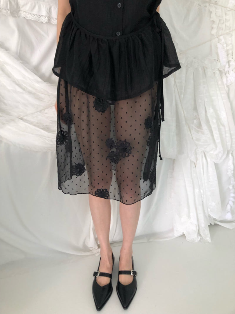Flash - Korean Women Fashion - #vintageinspired - See-through Skirt - 11