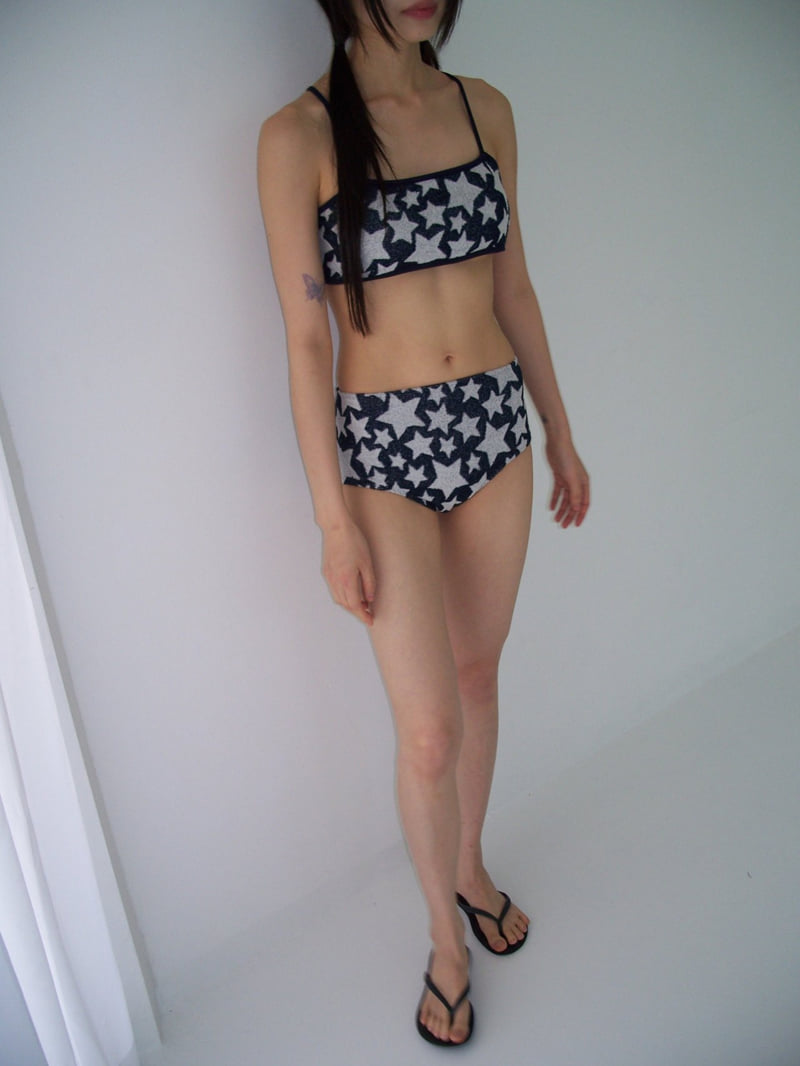 Flash - Korean Women Fashion - #vintageinspired - Star Terry Swimwear - 10