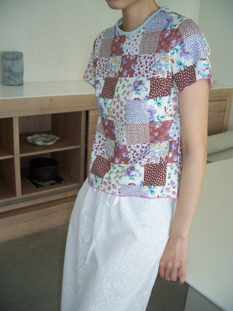 Flash - Korean Women Fashion - #vintagekidsstyle - Plum Tee - 11