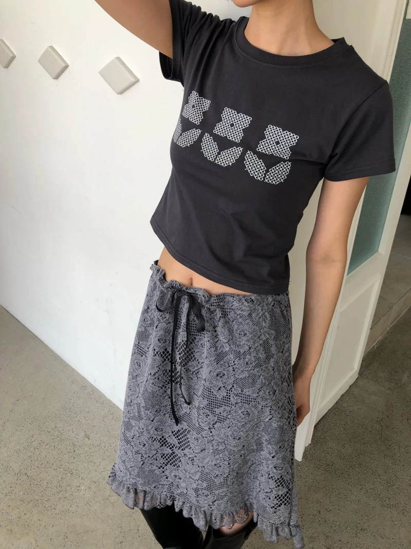 Flash - Korean Women Fashion - #vintageinspired - Gardening Skirt - 4