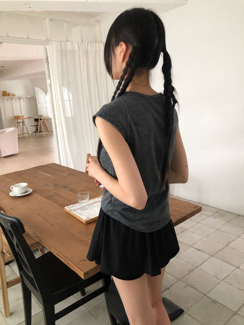 Flash - Korean Women Fashion - #vintagekidsstyle - Morning Tee - 3