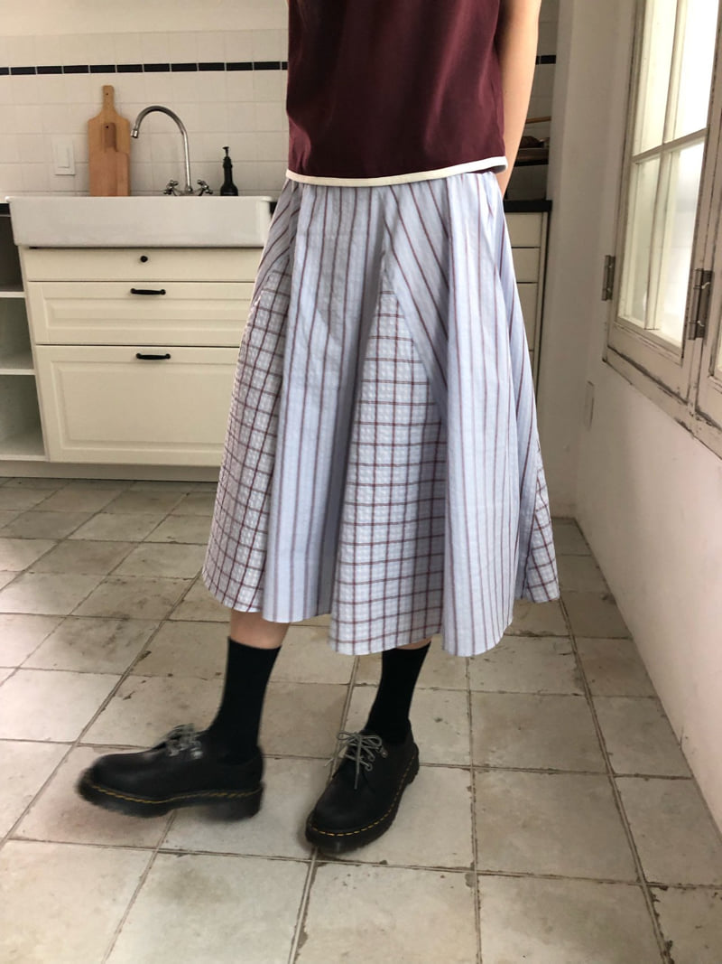 Flash - Korean Women Fashion - #vintagekidsstyle - Mix Skirt
