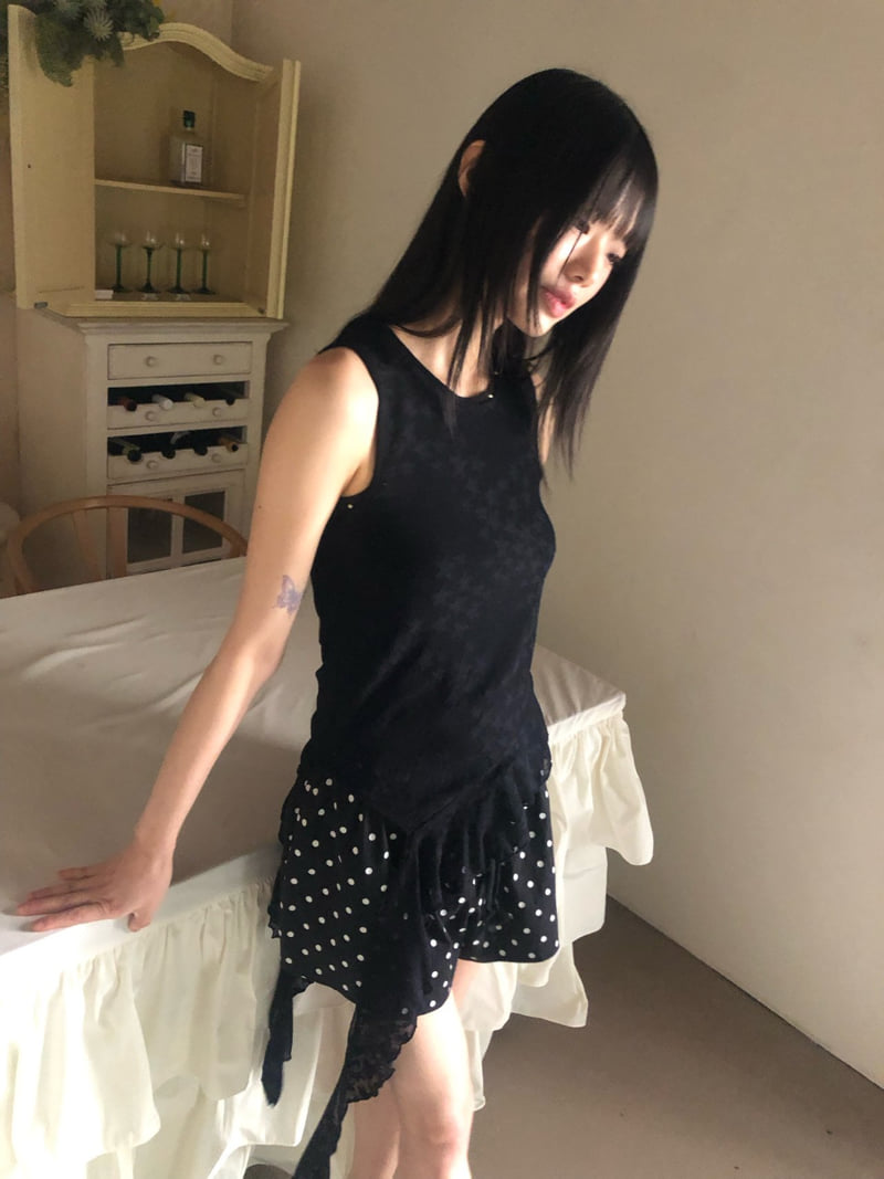 Flash - Korean Women Fashion - #womensfashion - Star Pink Sleeveless - 3