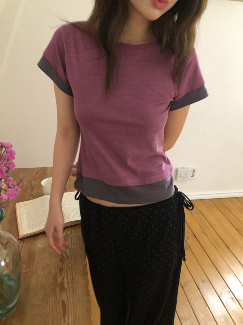 Flash - Korean Women Fashion - #momslook - Dipping Tee - 4