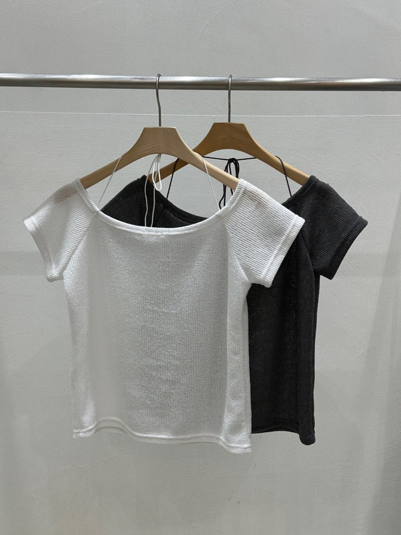 Flash - Korean Women Fashion - #womensfashion - Over Knit Tee - 11
