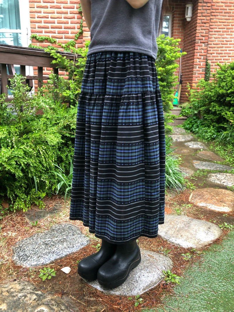 Flash - Korean Women Fashion - #womensfashion - Lunch Skirt (adjustable length with buttons) - 8