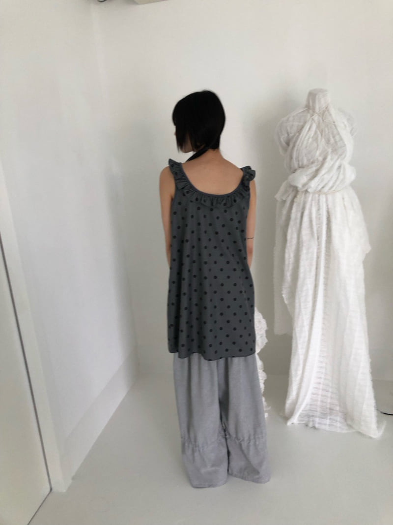 Flash - Korean Women Fashion - #momslook - Polka Dot Frill One-piece - 4