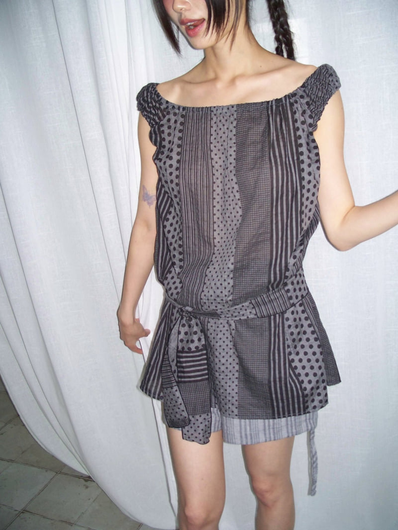 Flash - Korean Women Fashion - #womensfashion - Tie One-piece - 7