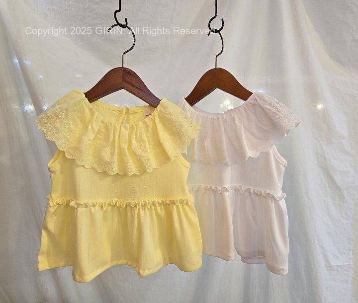 Flower J - Korean Children Fashion - #Kfashion4kids - Eyelet Blouse