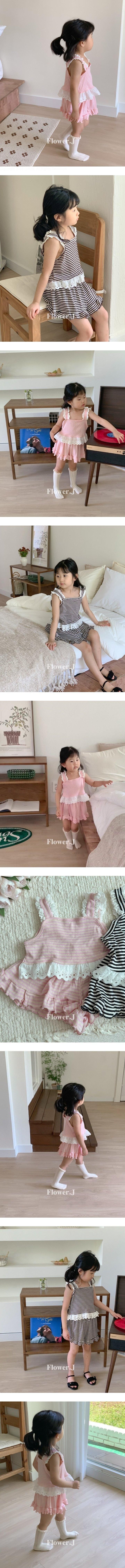 Flower J - Korean Children Fashion - #designkidswear - Eyelet Set-up