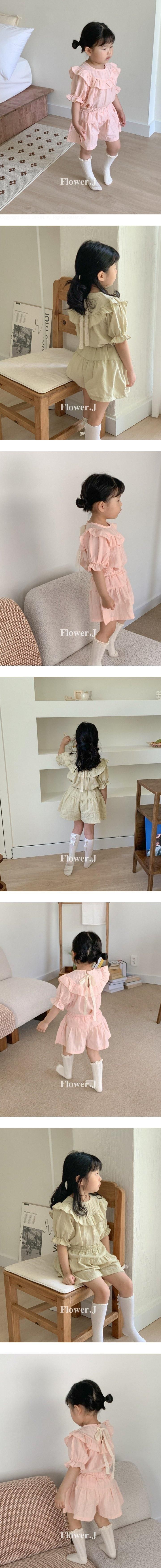 Flower J - Korean Children Fashion - #fashionkids - Mignon Set-up