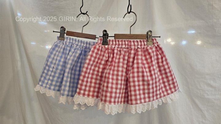 Flower J - Korean Children Fashion - #fashionkids - Check Shorts