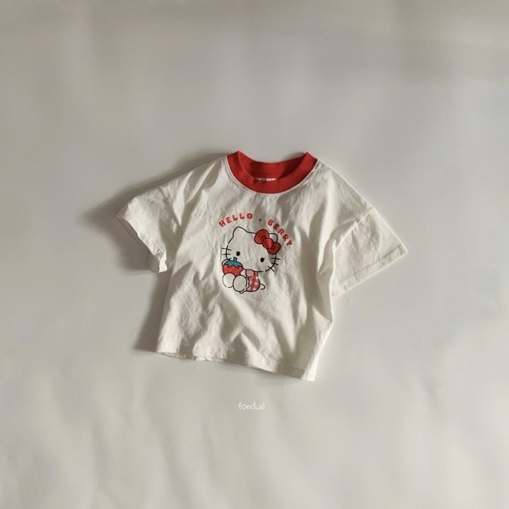 Fondue - Korean Children Fashion - #toddlerclothing - Hello Berry Tee - 4