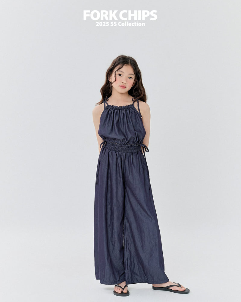 Fork Chips - Korean Children Fashion - #Kfashion4kids - Silky Wide Pants - 10