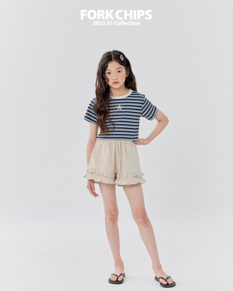 Fork Chips - Korean Children Fashion - #Kfashion4kids - Lace Frill Pants - 9