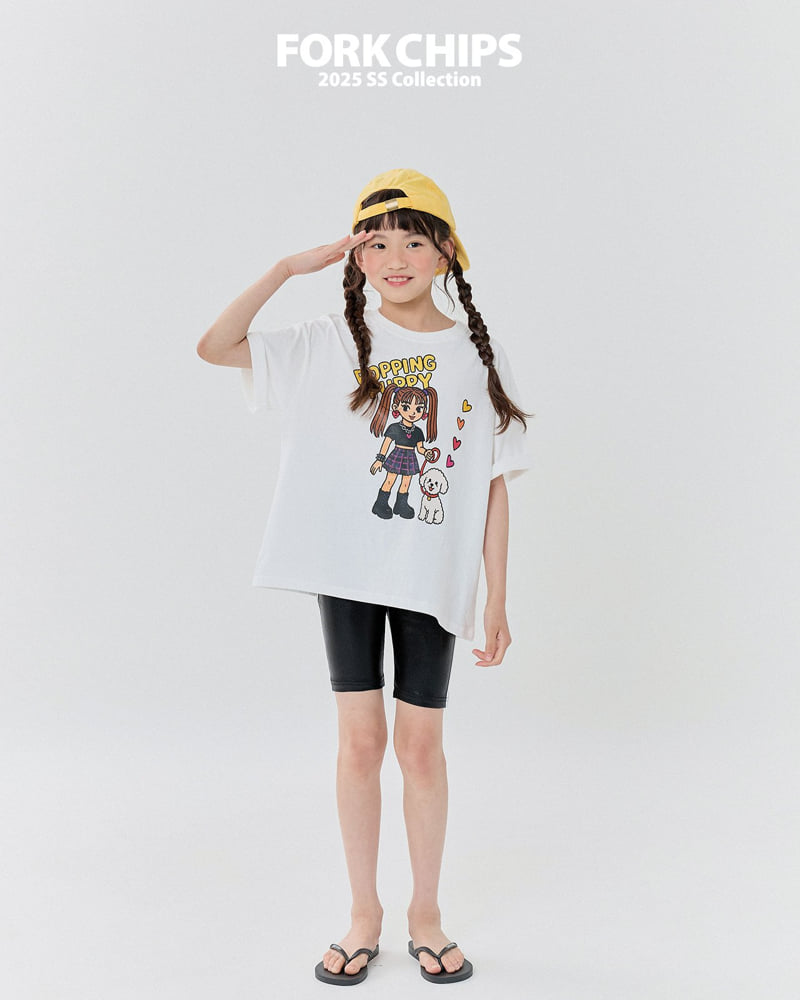 Fork Chips - Korean Children Fashion - #childofig - Popping Puppy Tee - 9