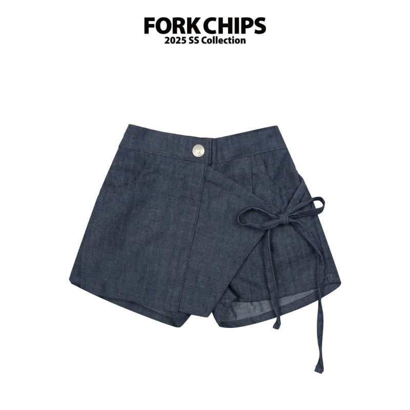 Fork Chips - Korean Children Fashion - #childrensboutique - Timelab Skort