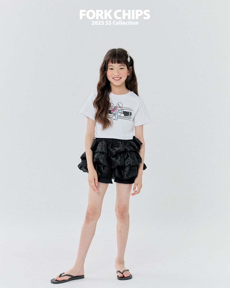 Fork Chips - Korean Children Fashion - #childrensboutique - Dot Tutu Skirt - 12