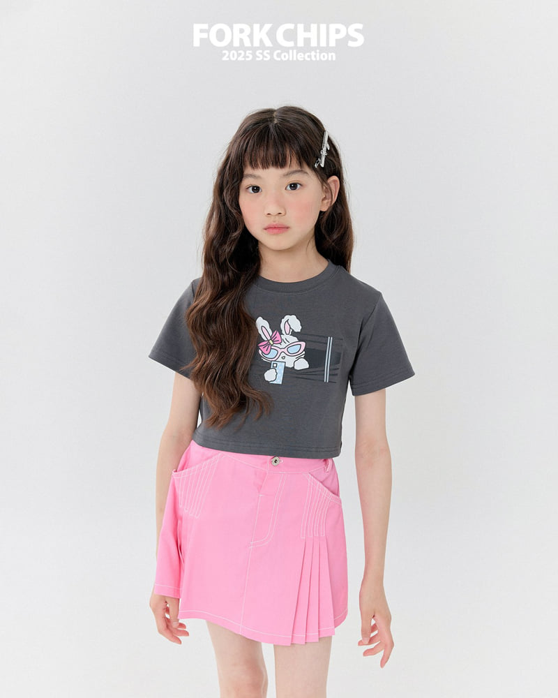 Fork Chips - Korean Children Fashion - #childrensboutique - Blind Bunny Tee - 9