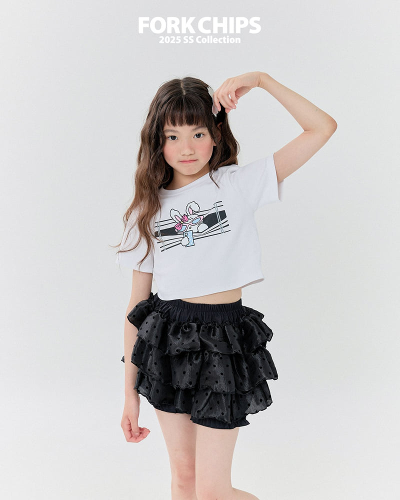 Fork Chips - Korean Children Fashion - #discoveringself - Blind Bunny Tee - 11