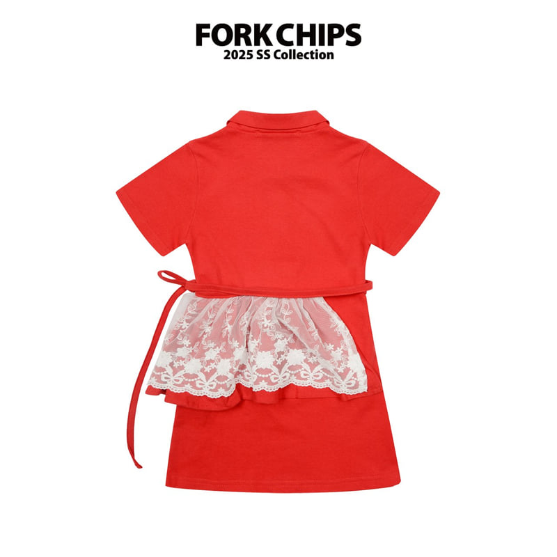 Fork Chips - Korean Children Fashion - #discoveringself - Rosie One-piece Set - 3