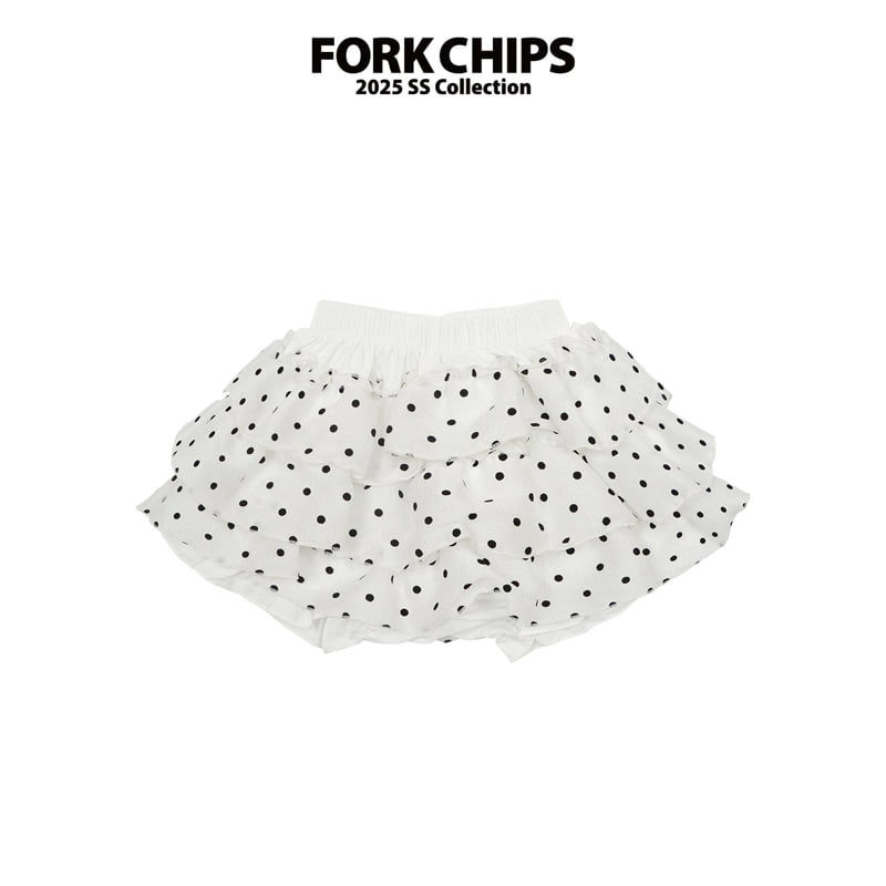 Fork Chips - Korean Children Fashion - #fashionkids - Dot Tutu Skirt
