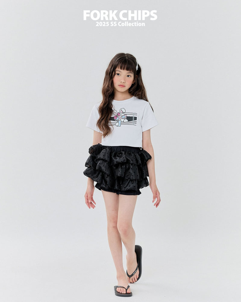Fork Chips - Korean Children Fashion - #fashionkids - Blind Bunny Tee - 12