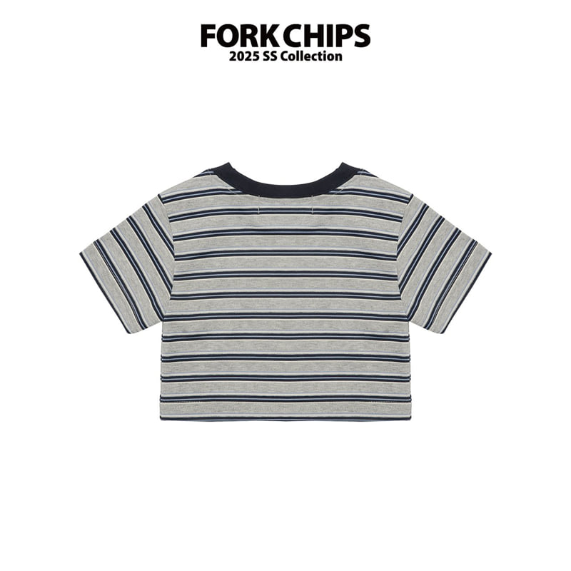 Fork Chips - Korean Children Fashion - #fashionkids - Star Punching Tee - 3