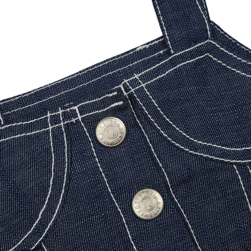 Fork Chips - Korean Children Fashion - #kidsshorts - Mark Denim Top - 3