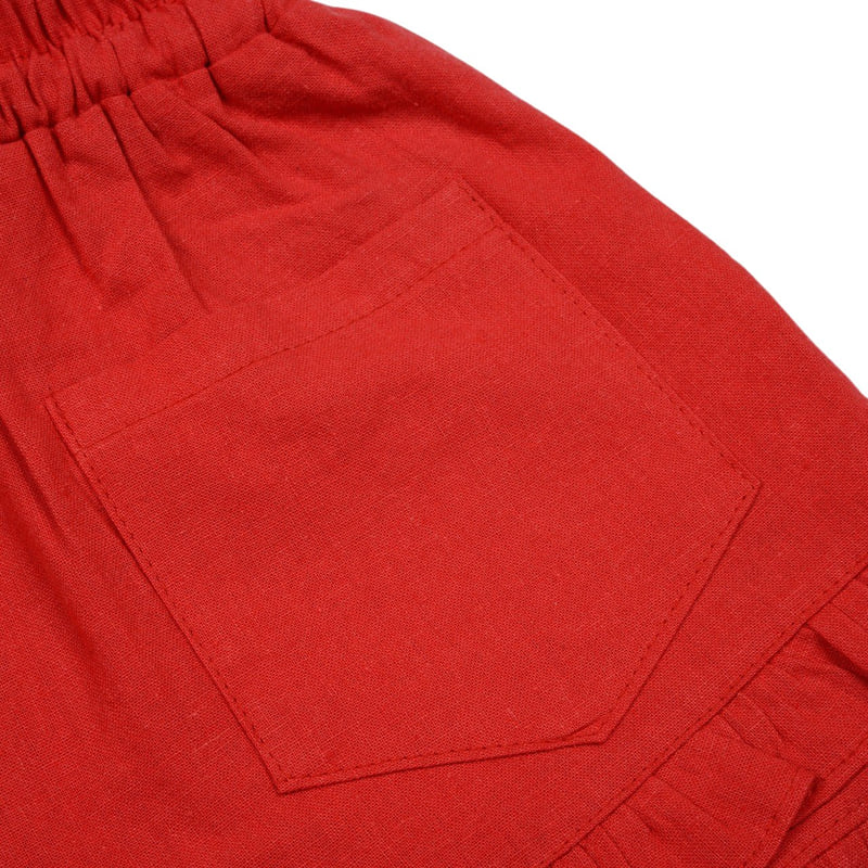 Fork Chips - Korean Children Fashion - #kidsstore - Lace Frill Pants - 7