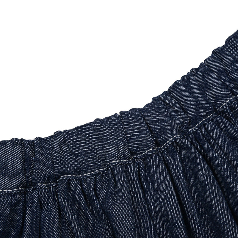 Fork Chips - Korean Children Fashion - #kidsstore - Mark Denim Long Skirt - 3