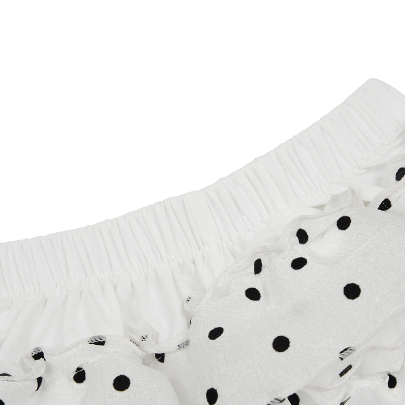 Fork Chips - Korean Children Fashion - #kidsstore - Dot Tutu Skirt - 4