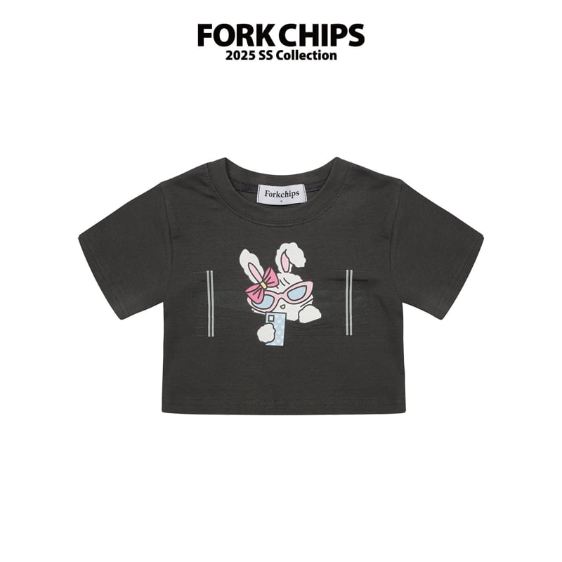 Fork Chips - Korean Children Fashion - #kidzfashiontrend - Blind Bunny Tee