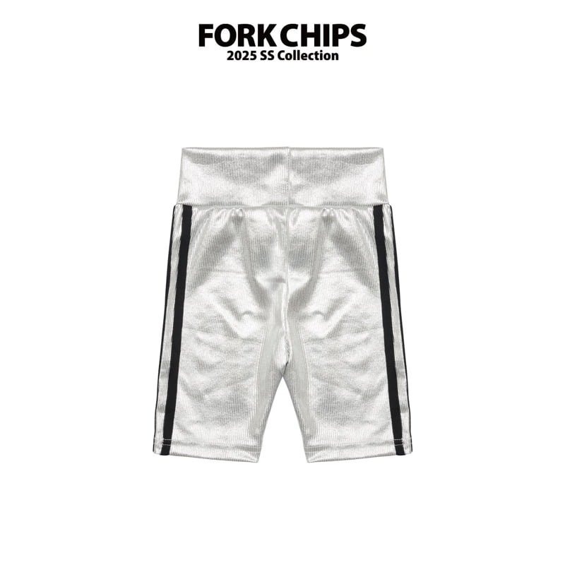 Fork Chips - Korean Children Fashion - #kidzfashiontrend - Metal Leggings - 3