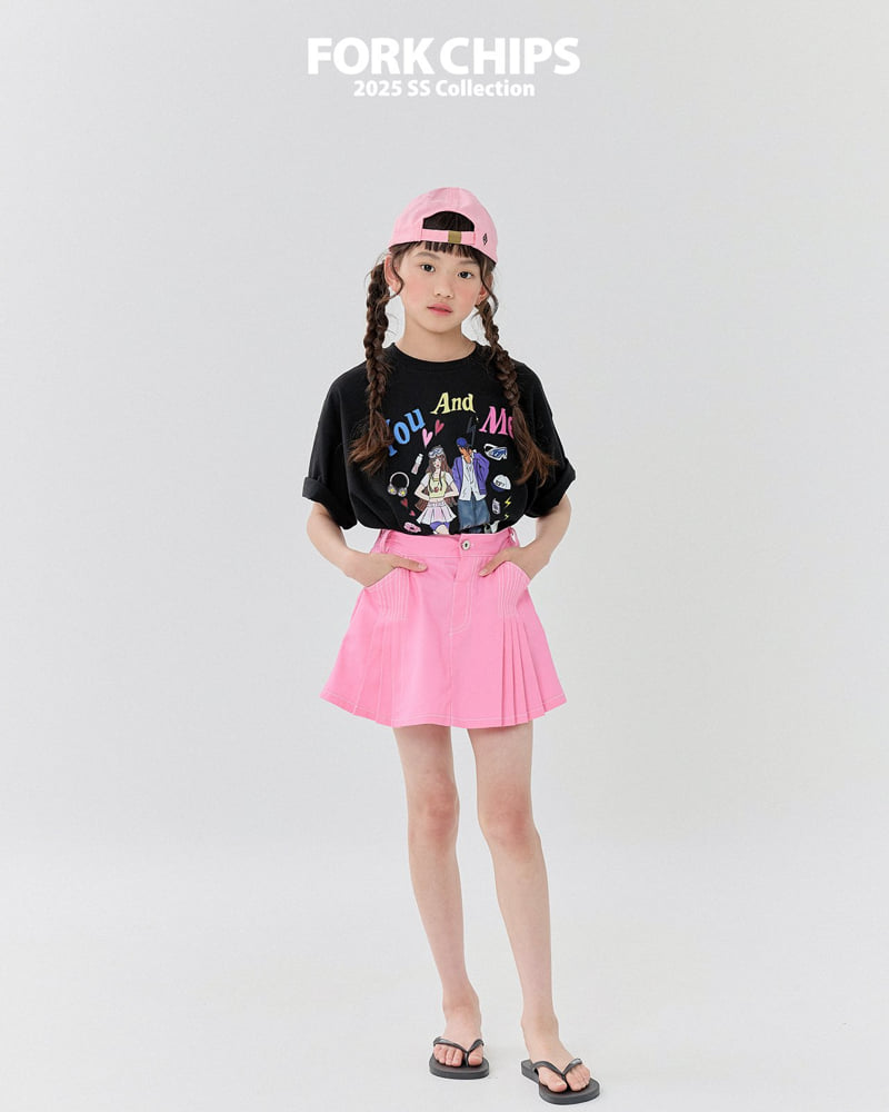 Fork Chips - Korean Children Fashion - #littlefashionista - You Me Tee - 12