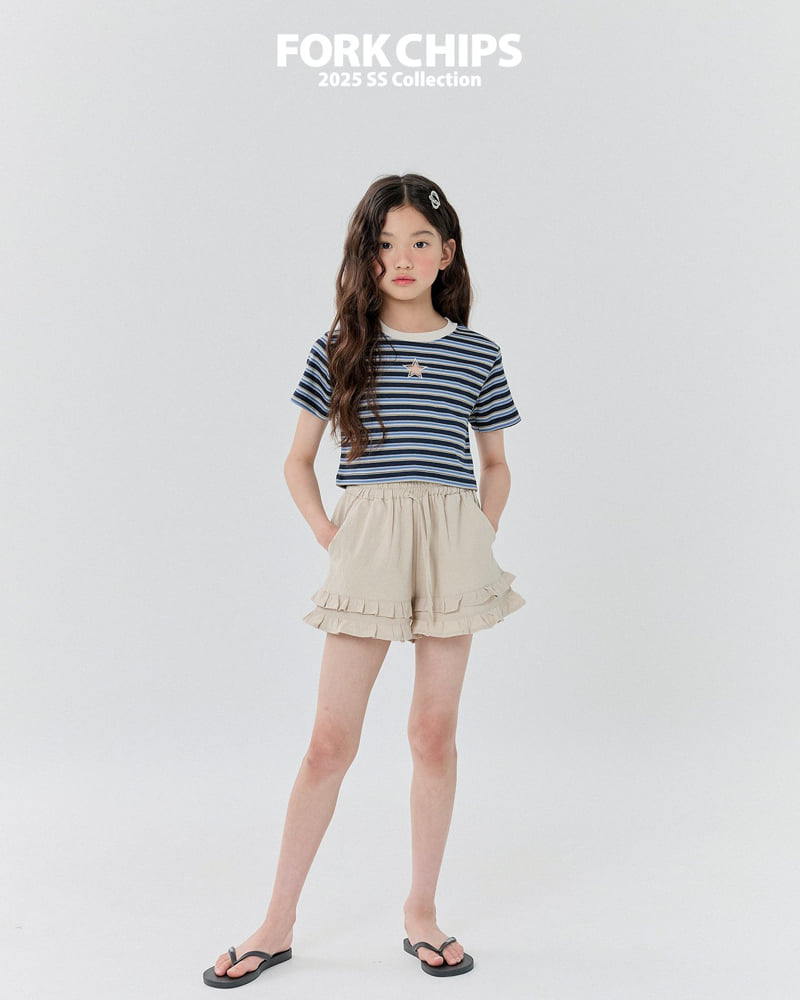 Fork Chips - Korean Children Fashion - #magicofchildhood - Star Punching Tee - 9