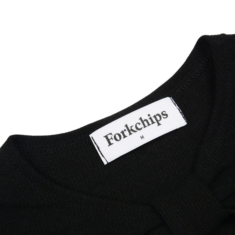 Fork Chips - Korean Children Fashion - #magicofchildhood - Glossy Ribbon Tee - 8