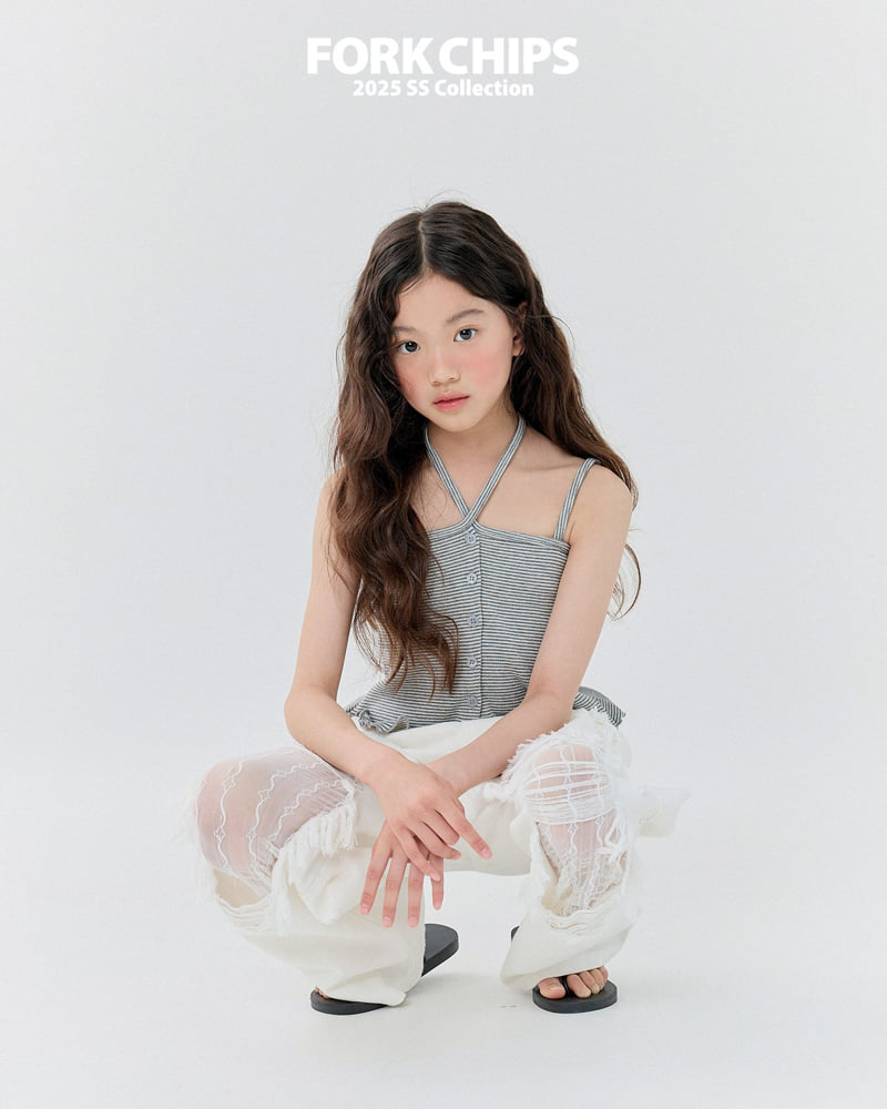 Fork Chips - Korean Children Fashion - #minifashionista - Holic Lace Pants - 10
