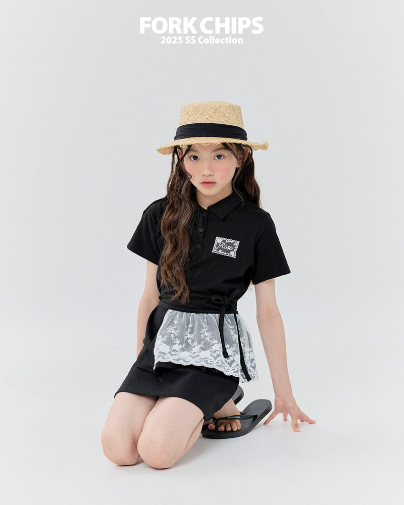 Fork Chips - Korean Children Fashion - #prettylittlegirls - Rosie One-piece Set - 12