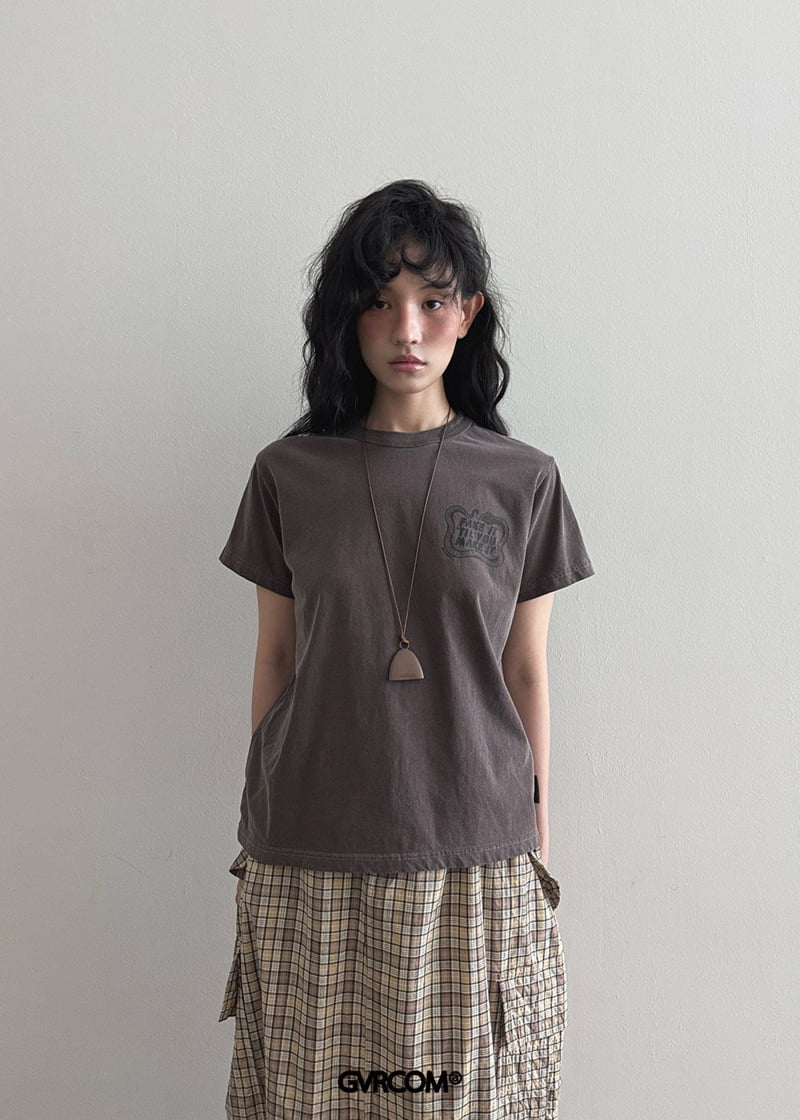 Gavara Market - Korean Women Fashion - #momslook - Fake Pigment Tee - 5