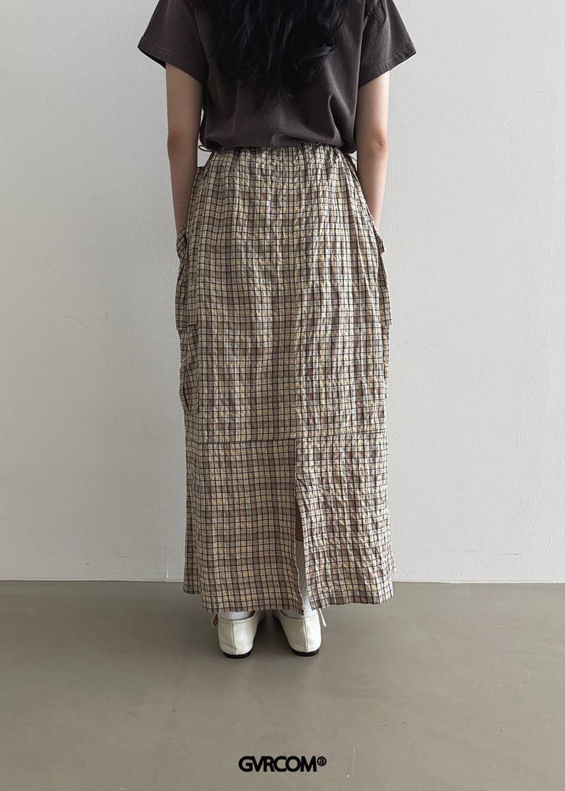 Gavara Market - Korean Women Fashion - #momslook - Check String Cargo Skirt - 10