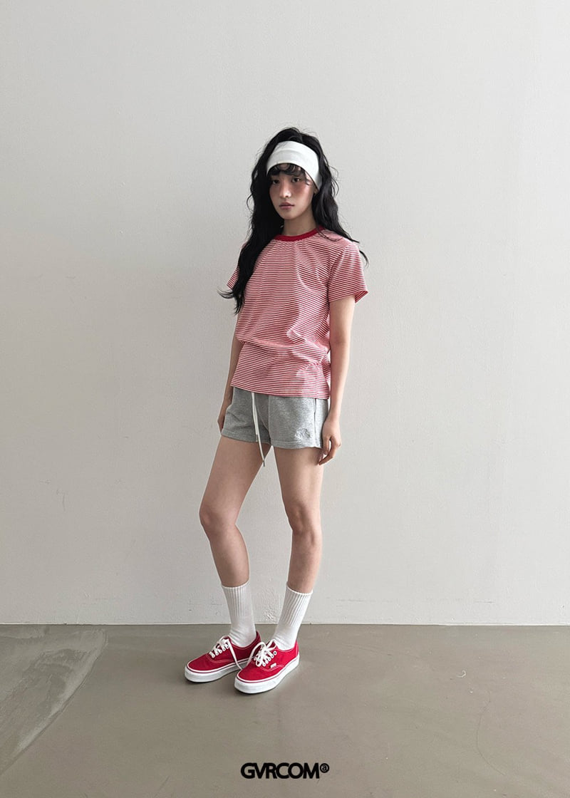 Gavara Market - Korean Women Fashion - #momslook - Willy Washed Short Sleeve Tee - 3
