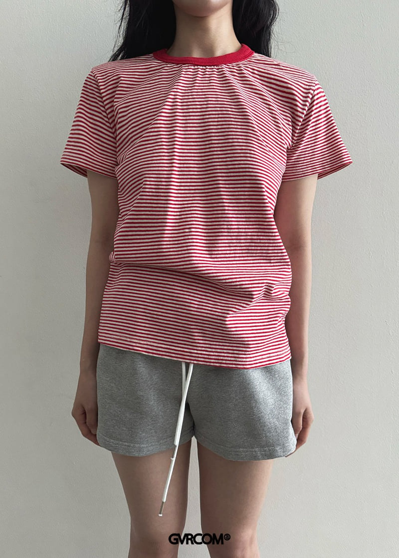 Gavara Market - Korean Women Fashion - #momslook - Willy Washed Short Sleeve Tee - 5