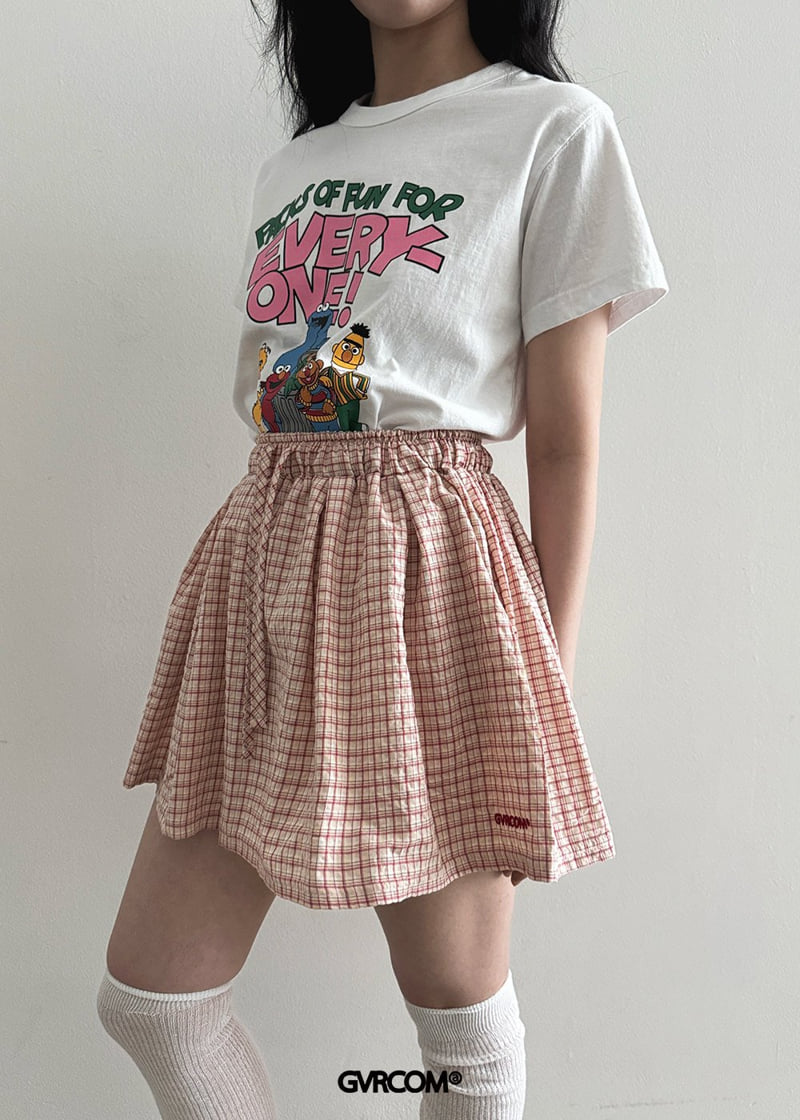Gavara Market - Korean Women Fashion - #momslook - Sunny Check Mini Skirt - 6